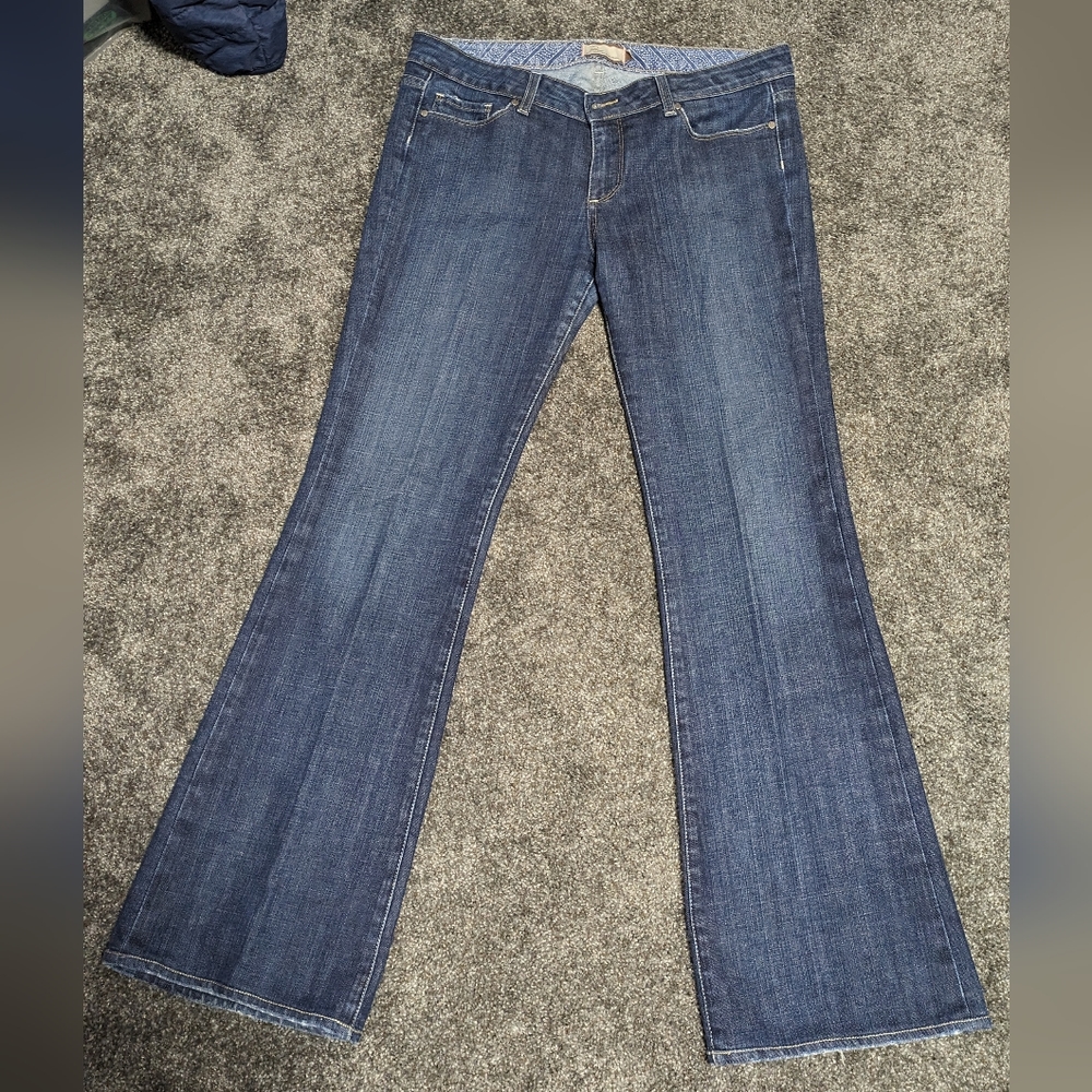 PAIGE Blue Flare & Wide Leg Jeans